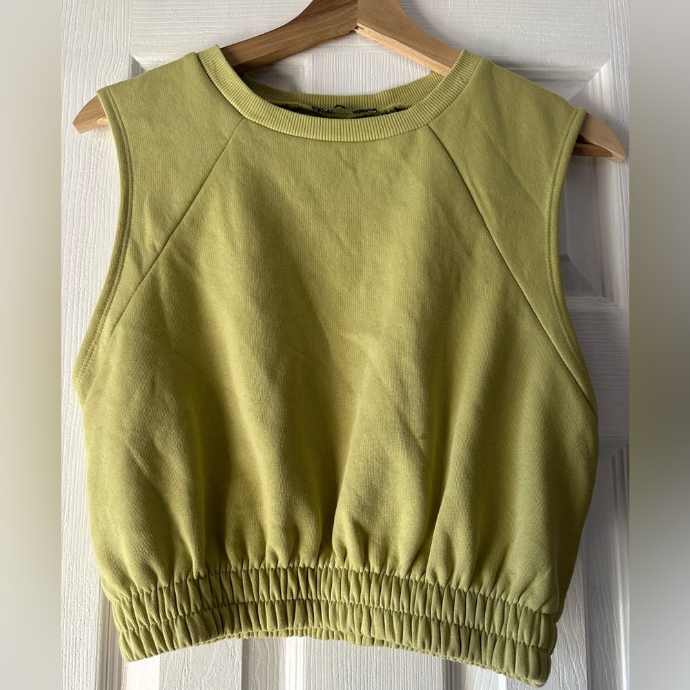 Green Zara Sleeveless Top